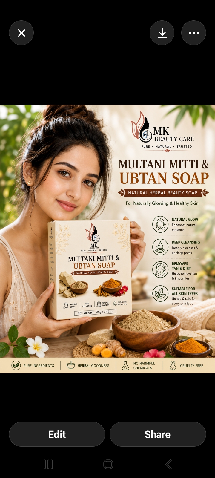 Multani Mitti and Ubtan Soap
