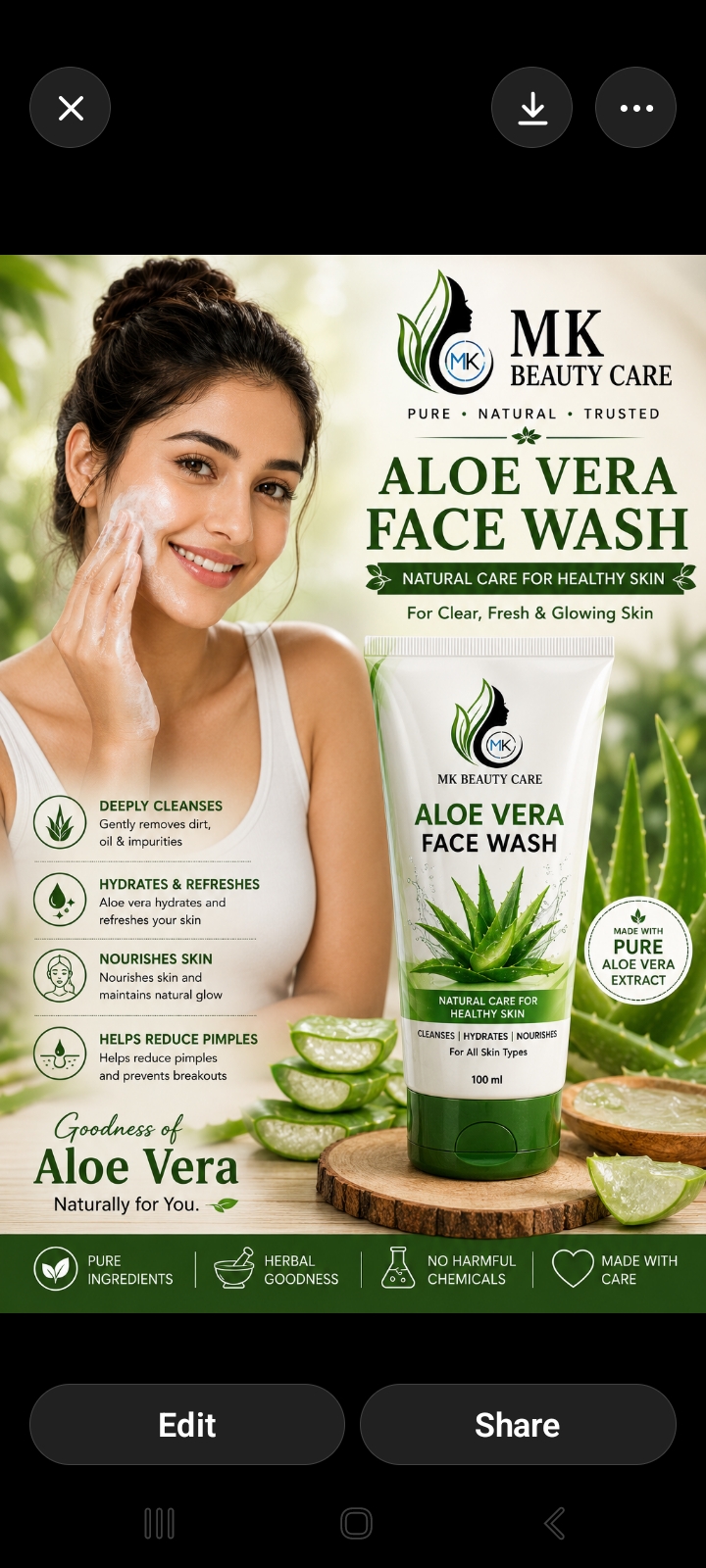 Aloe Vera Face Wash