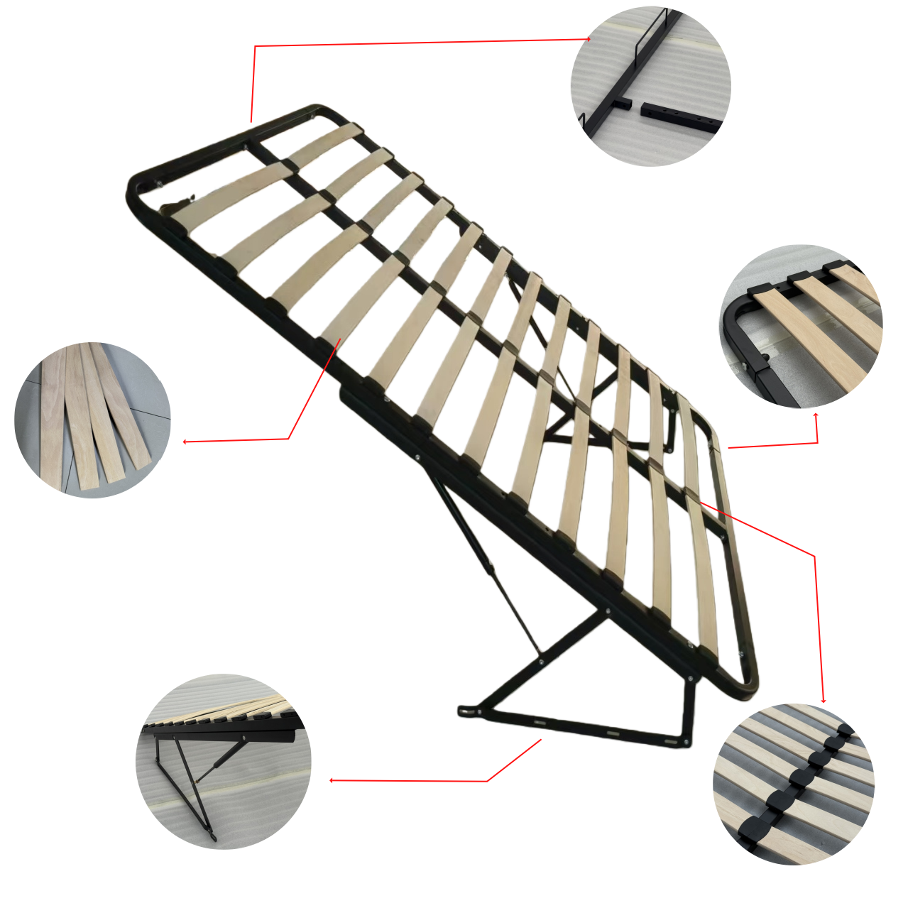 Knock-Down Bed Frame