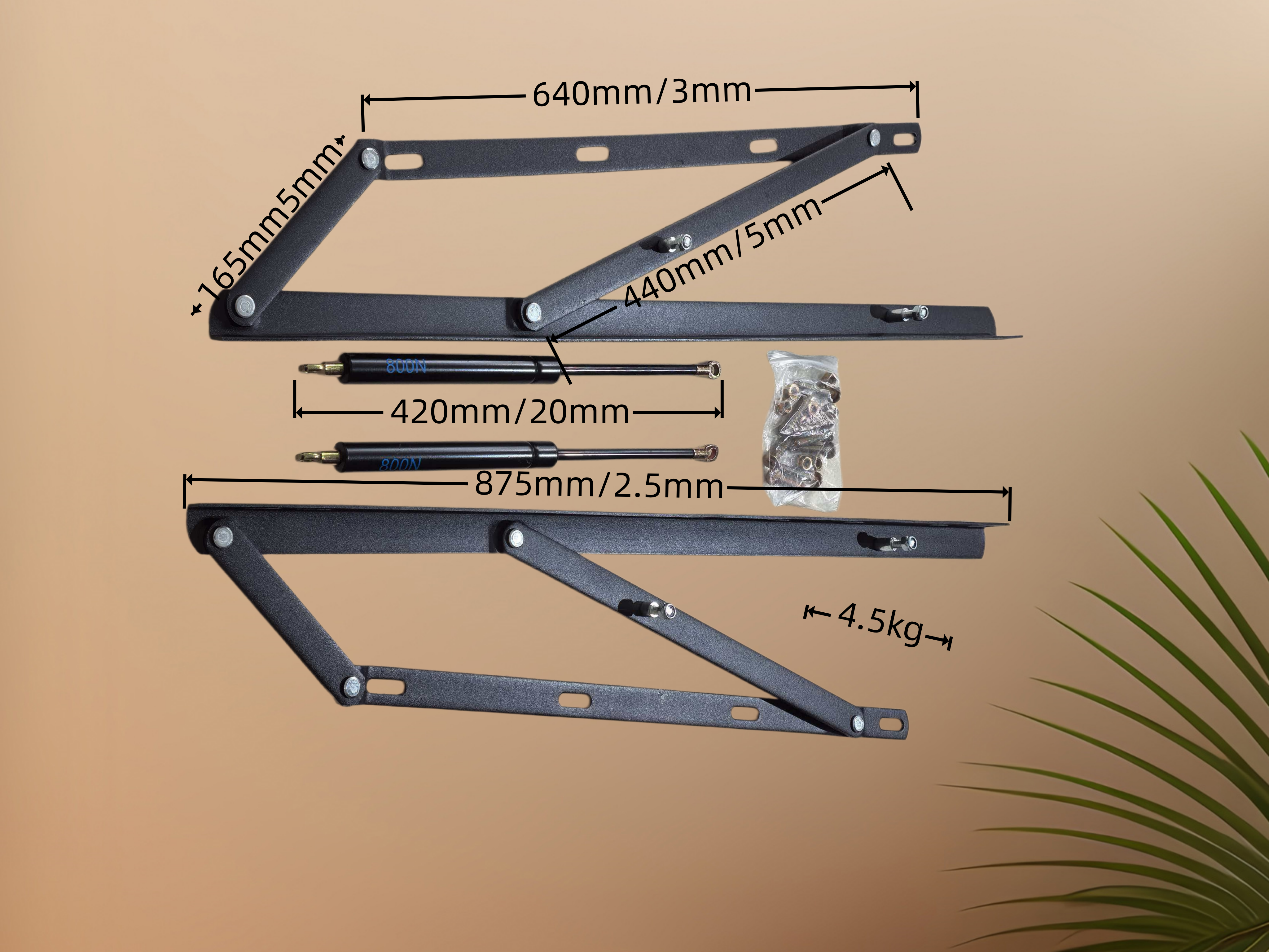 Pneumatic Lift Bed Frame
