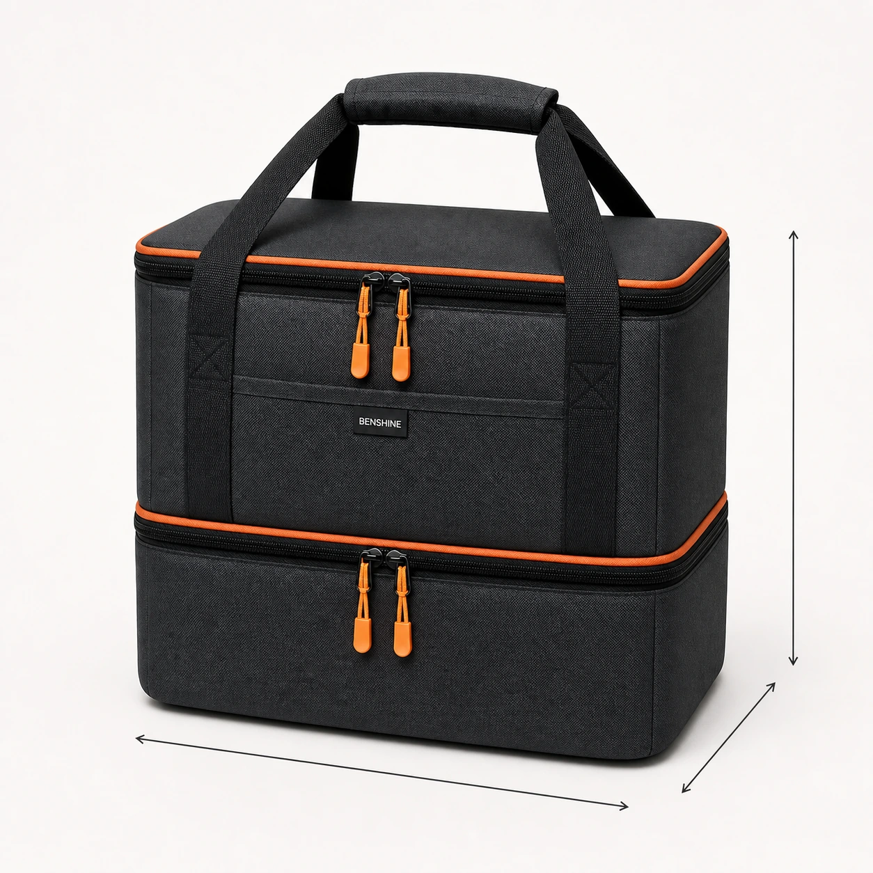 Zweizonen-Kühltasche für Mahlzeiten
