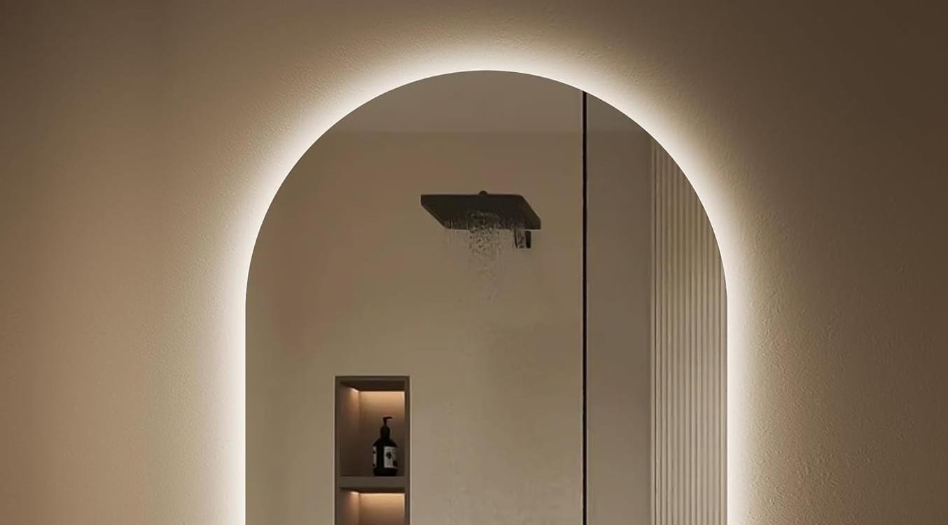 Arch LED Backlit Bathroom Mirror
