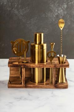 Gold Barware Set