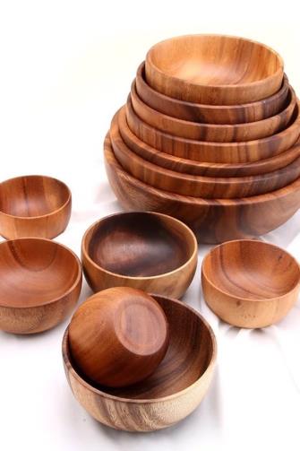 Wooden Bowls Set