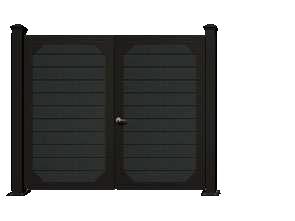 WPC Fence Gate Double