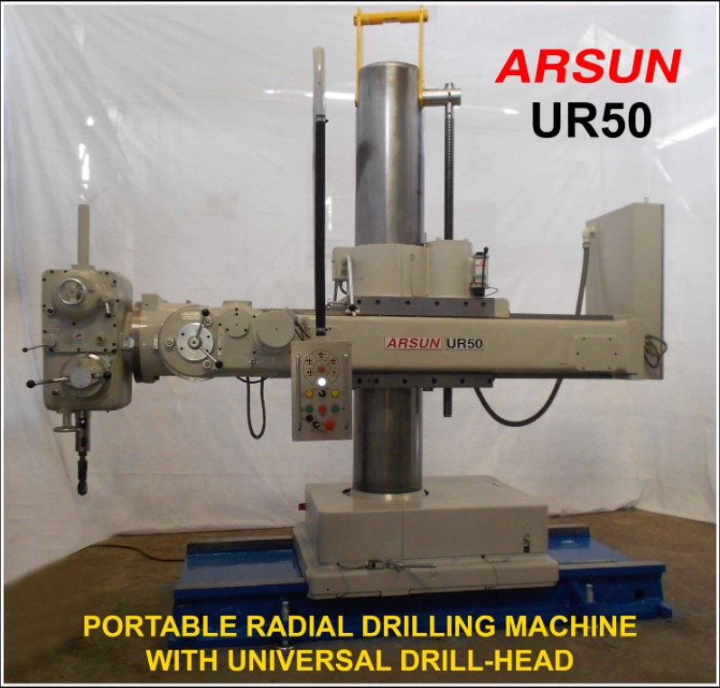 Portable Radial Drilling Machine with Universal Head
