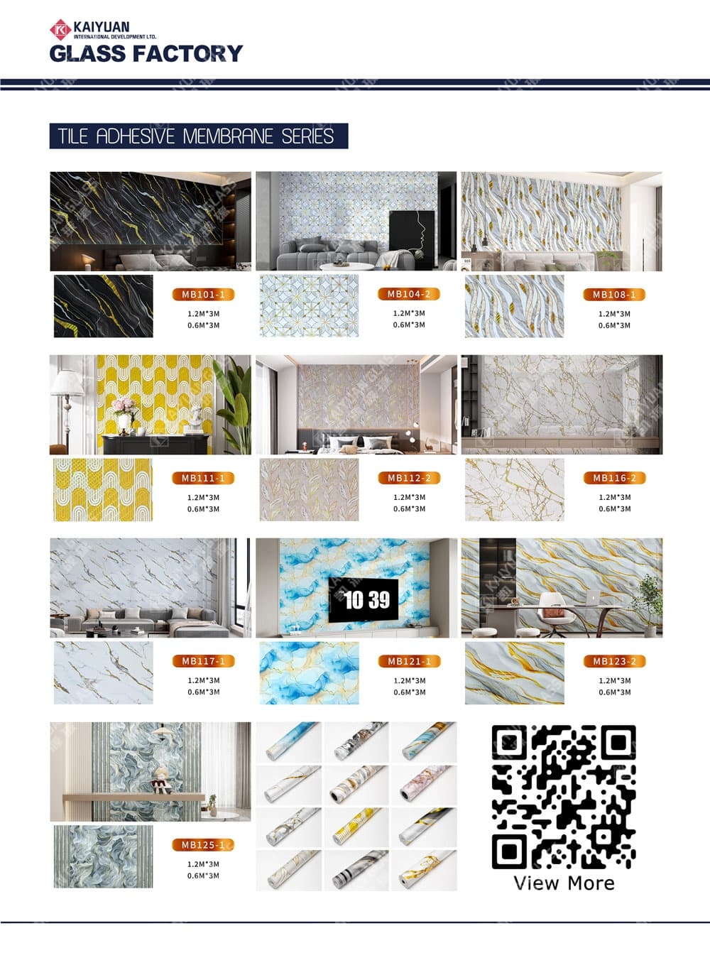 Tile Adhesive Membrane Series