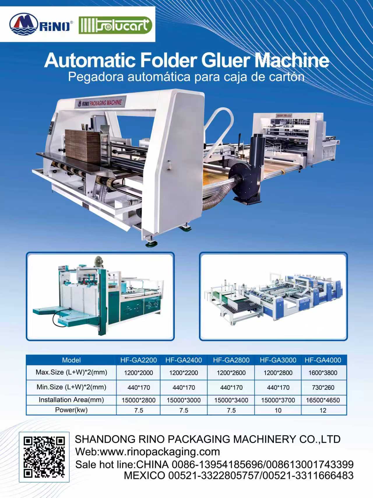 Folder Gluer and Stitching Machines