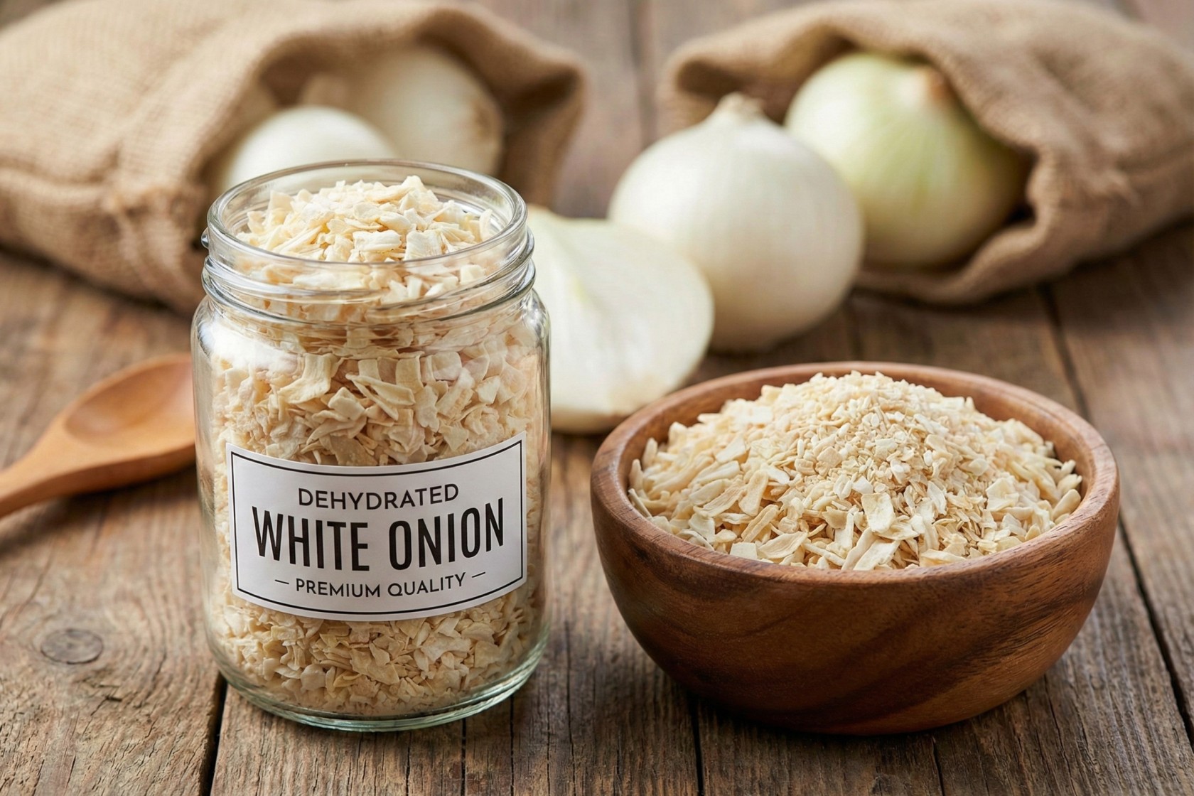 Dehydrated White Onion