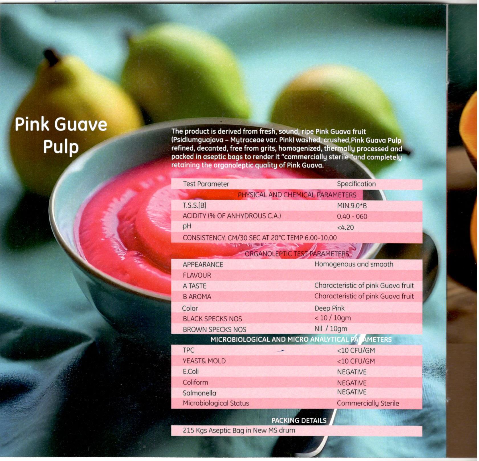 Pink Guava Pulp