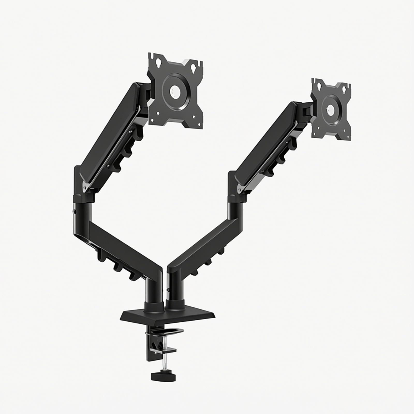 MCR-MSC02 User Friendly Adjustable Dual Monitor Stand for 13-32 Inch Dual Monitor Arm
