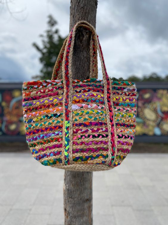 Multi Chindi Bag