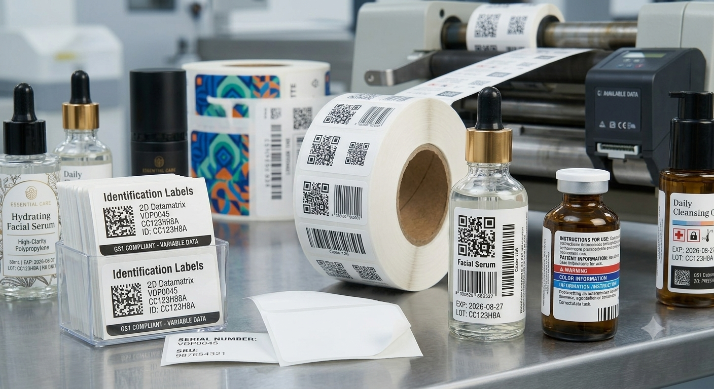 Barcode, QR Code, and Identification Labels