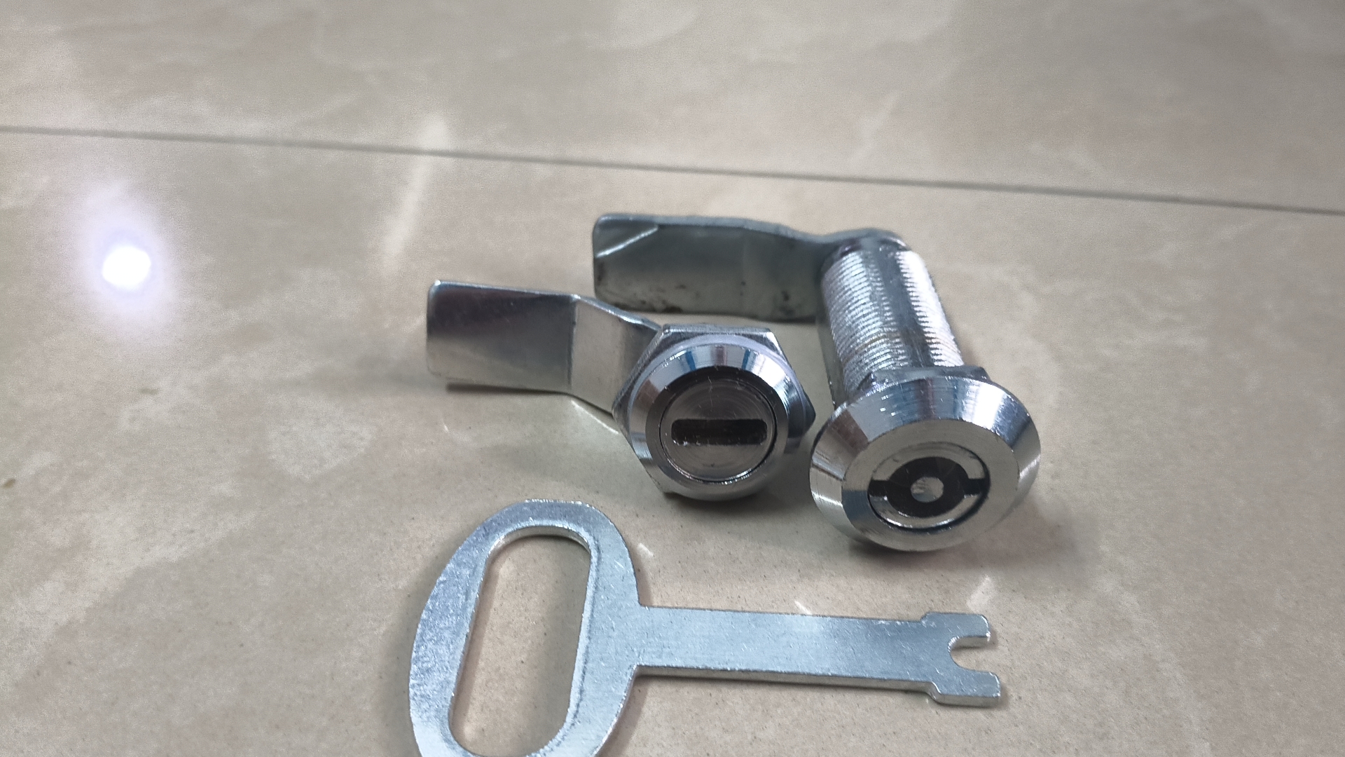 Electric panel pin type lock