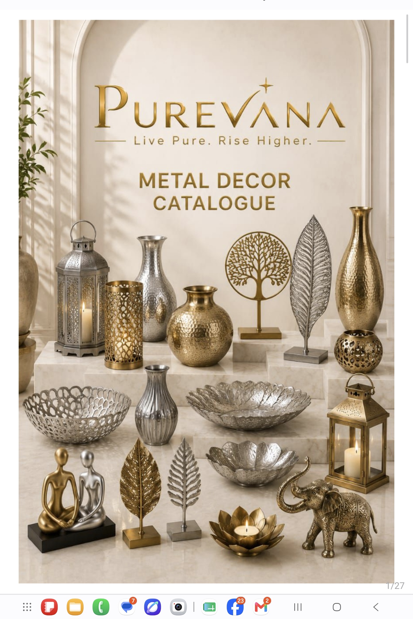 Metal decor