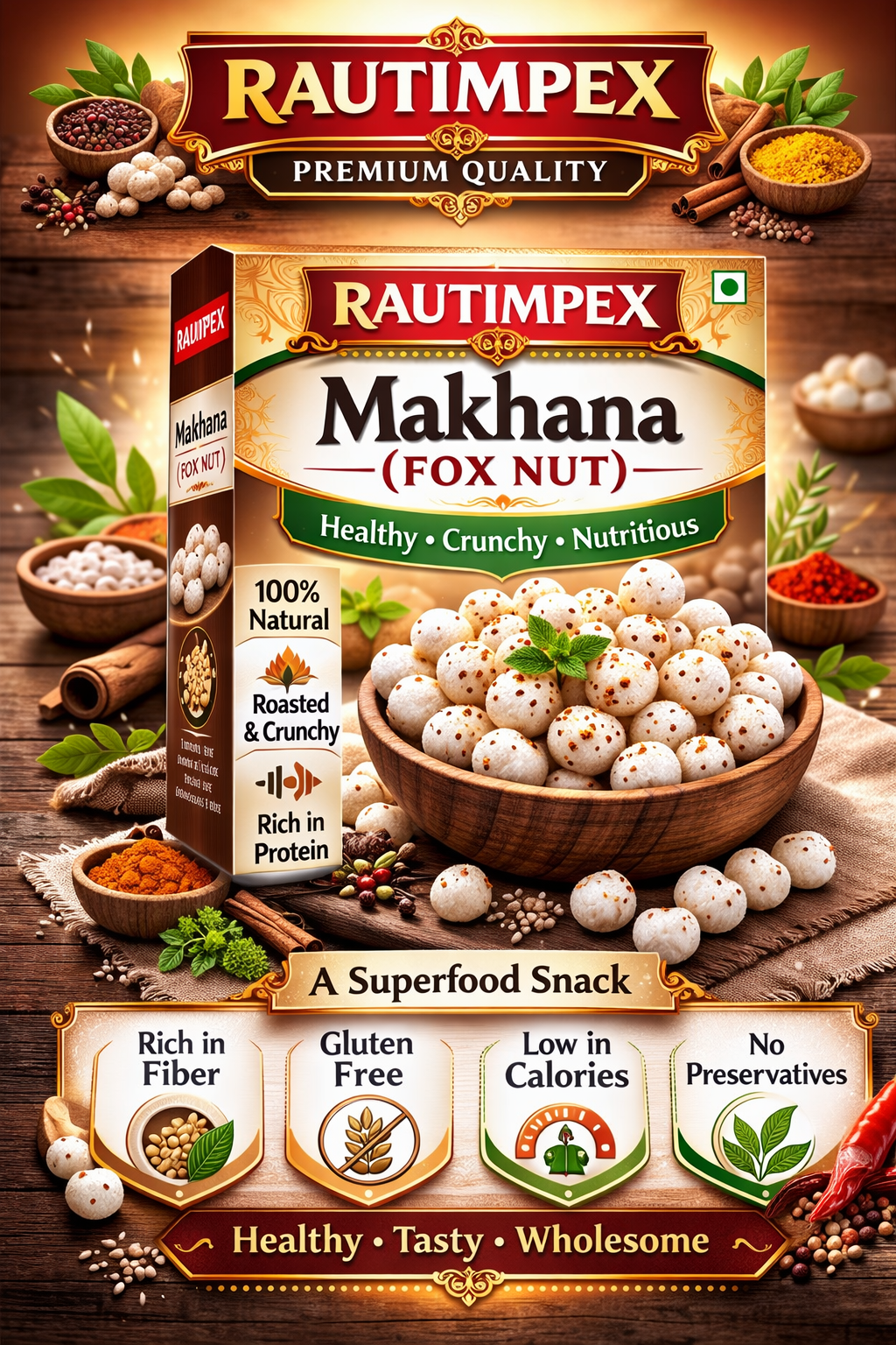 Bulk Export Pack Makhana