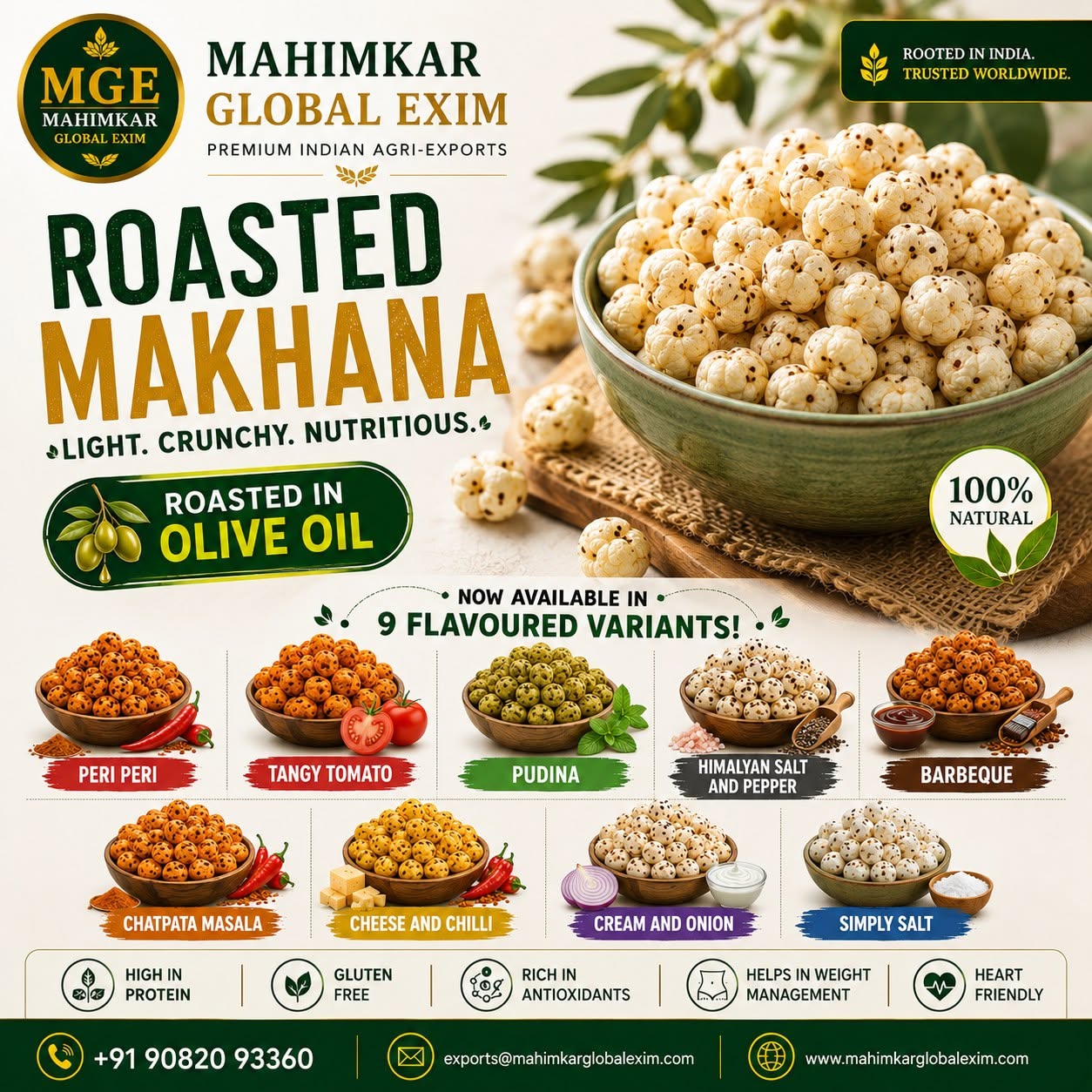 Salted or Flavored Makhana