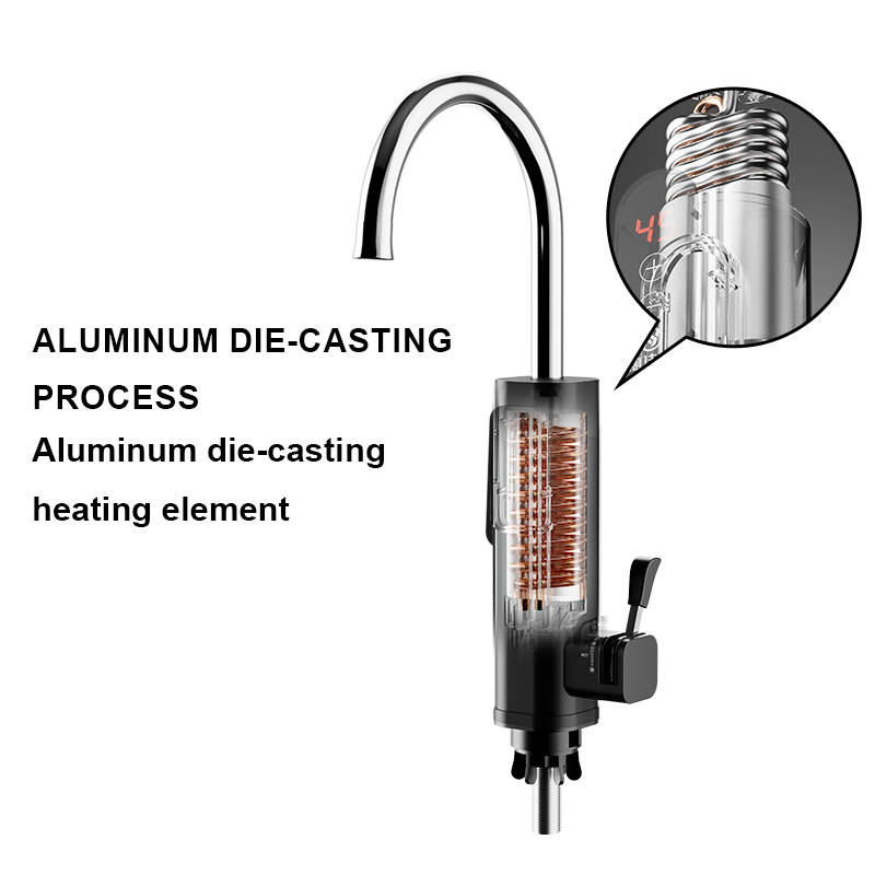 3300W LED Digital Display Instant Electric Hot Water Faucet