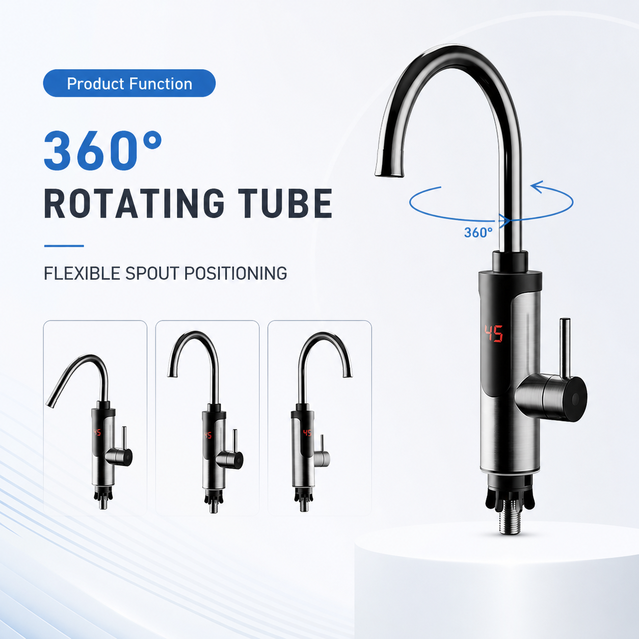 Plug-in electric tap for the kitchen and bathroom WM-SJ-3
