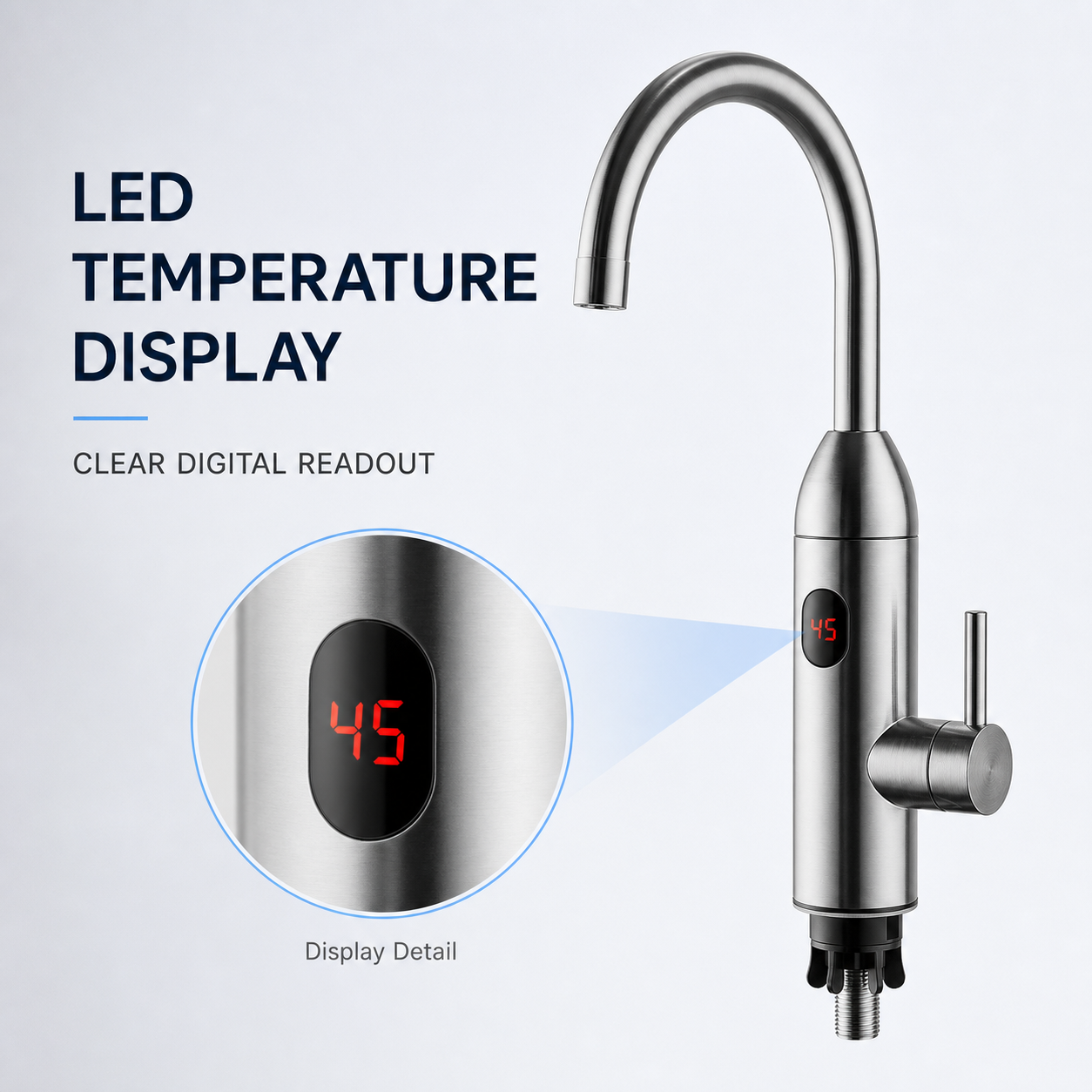 304 Stainless Steel Electric Hot Water Valve – For Kitchen Use Only WM-SYP-2