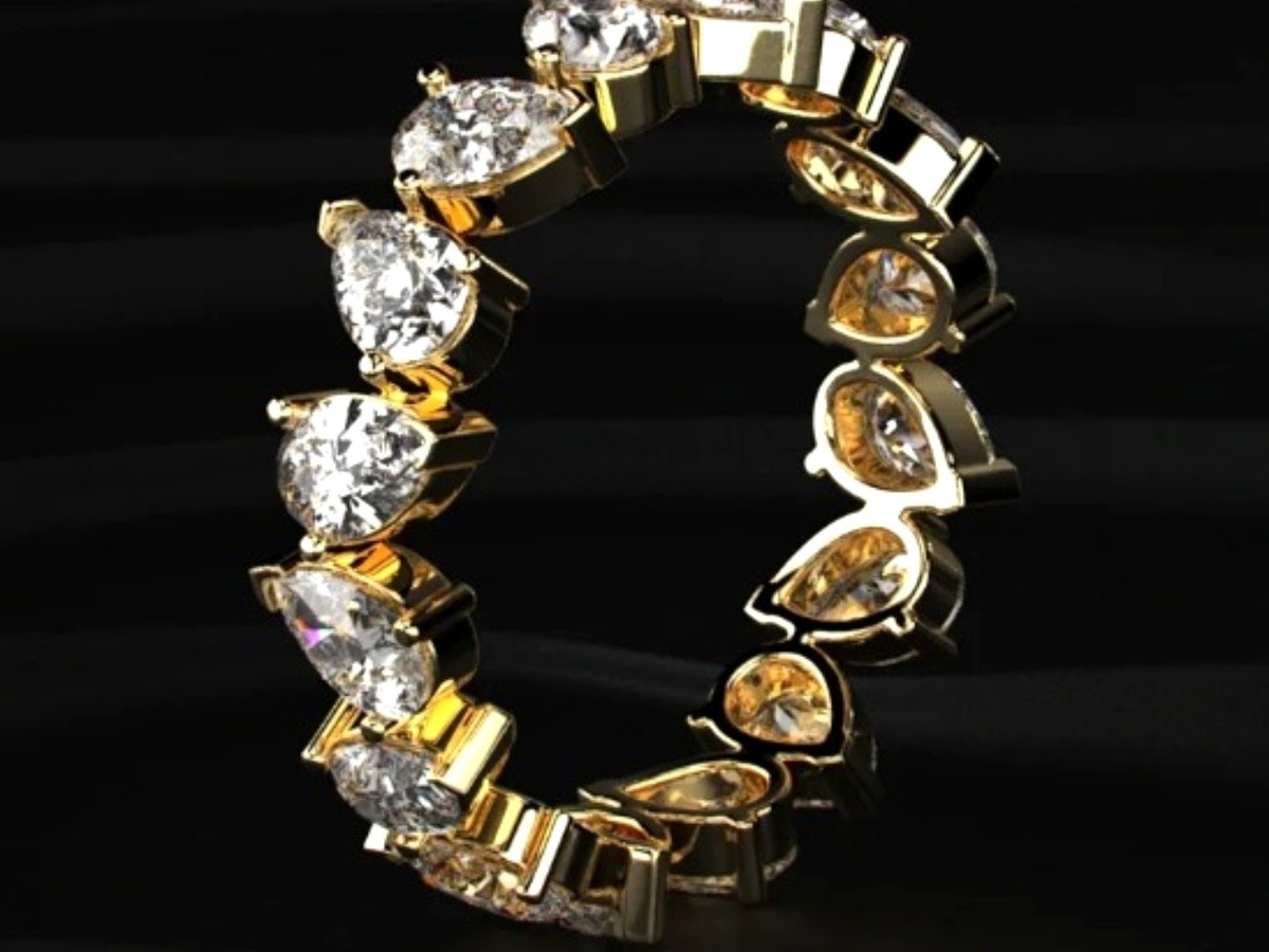 Pear Diamond Bracelet