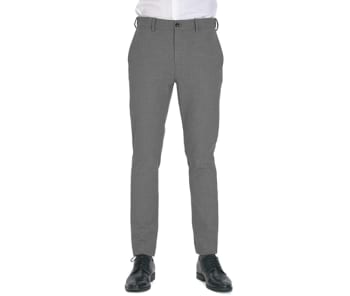 Stretch Grey Cotton Pants
