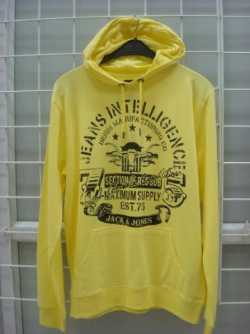 Graphic Pullover Hoodie (Yellow)