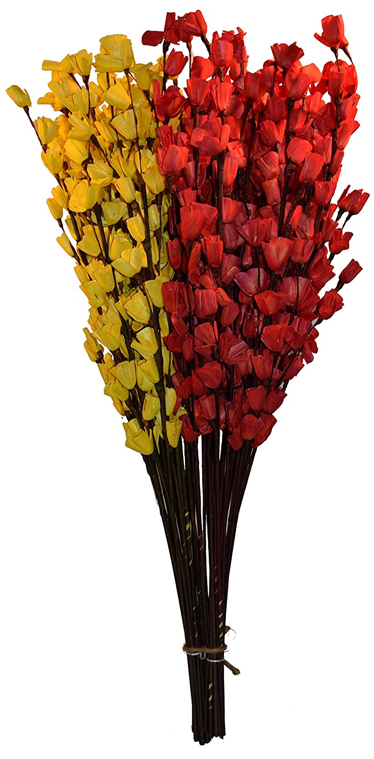 Palm Leaves Lily Long Floral Bunches (Handmade) Long 30 Inches One Bunch of Flower