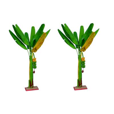Artificial Banana Decorative Plants and Flowersn home decor 1.6 ft wooden crafts