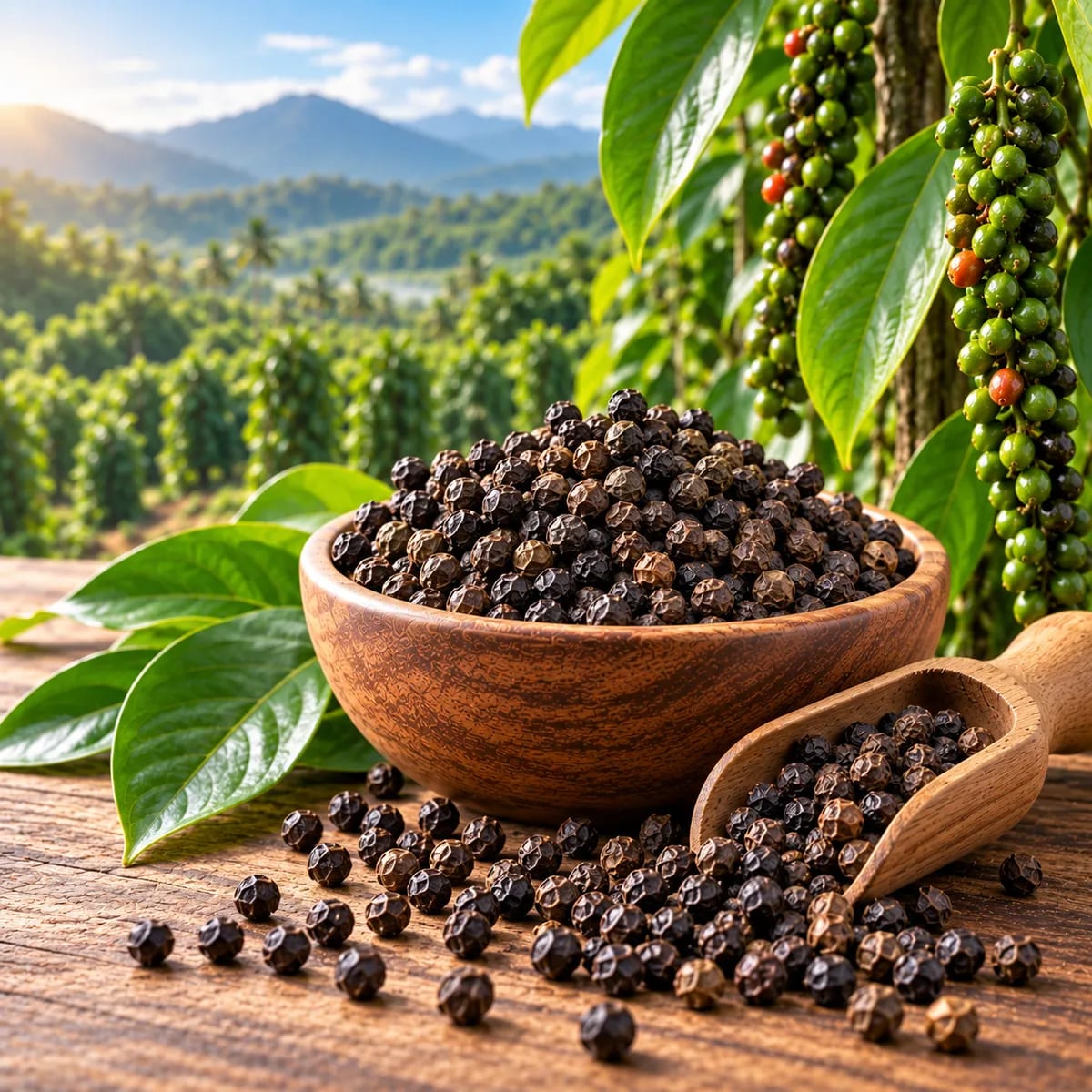 Whole Black Pepper