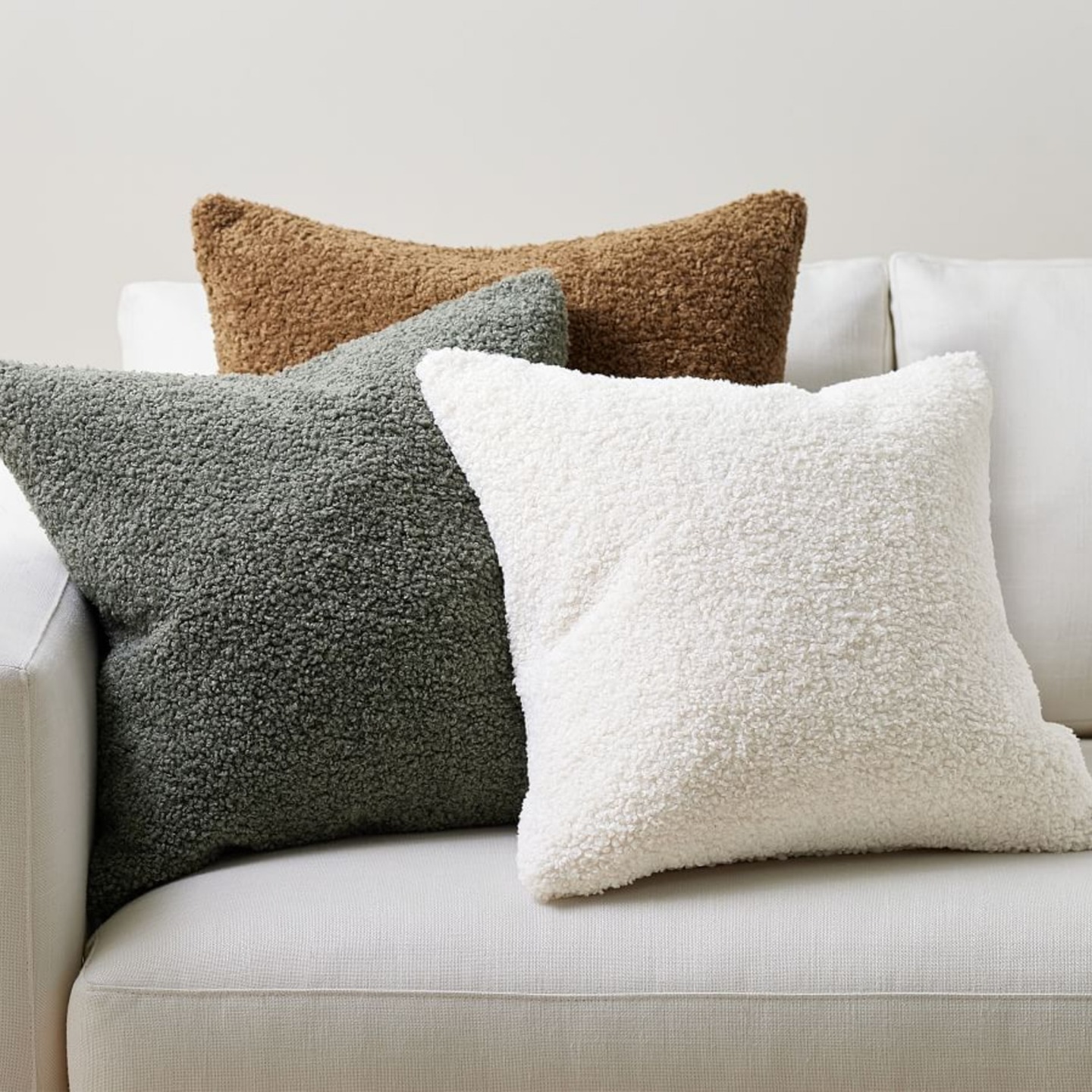 Soft Teddy Fleece Cushion Cover Plush Throw Pillow Cover Cozy Home Decor Nordic Style Pillowcase