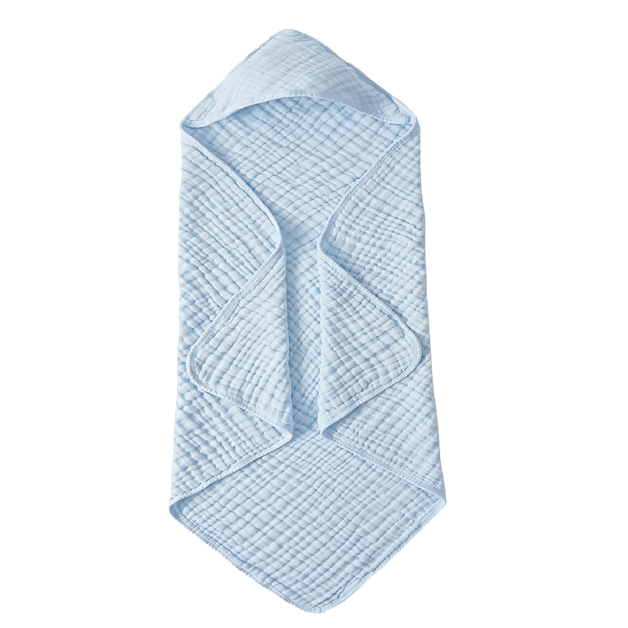 Muslin Hooded Baby Bath Towels Soft and Absorbent for Newborn
