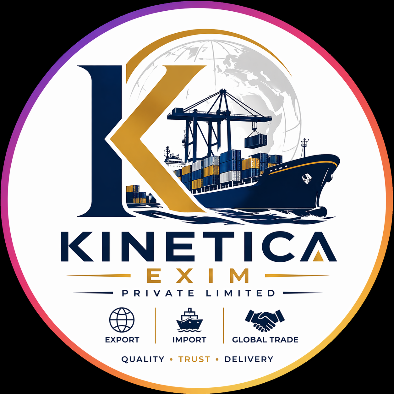 Kinetica exim private limited logo